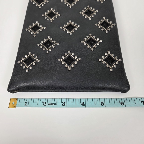 Montana West American Bling Embossed Diamond Embroidered Studded Crossbody Rodeo - Picture 7 of 8